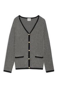 DAVE CARDIGAN - BLACK AND WHITE