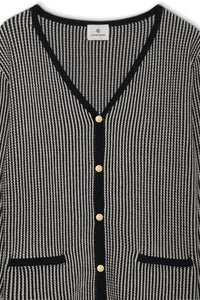 DAVE CARDIGAN - BLACK AND WHITE