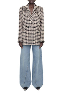 DIANA BLAZER - APRICOT TWEED