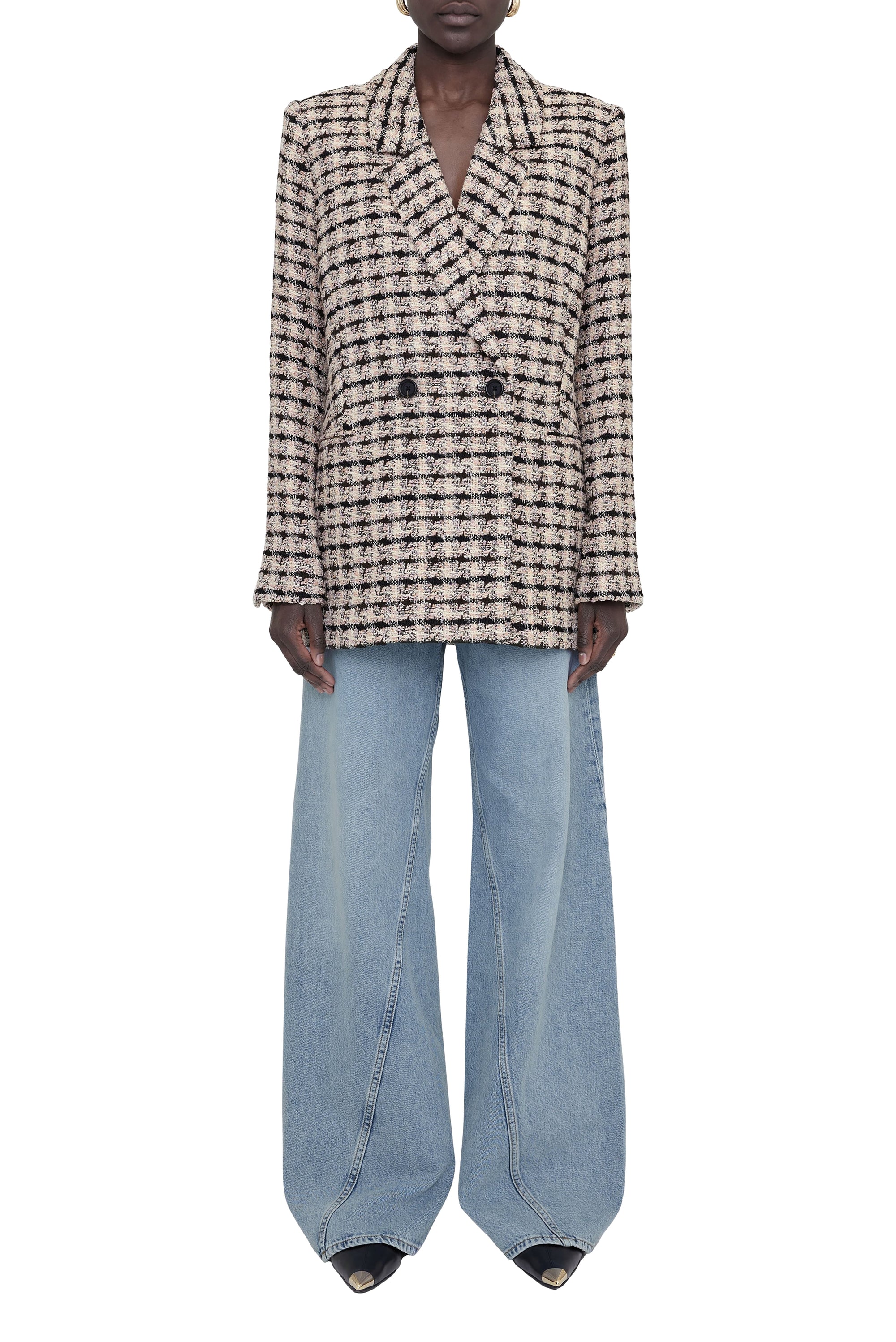 DIANA BLAZER - APRICOT TWEED