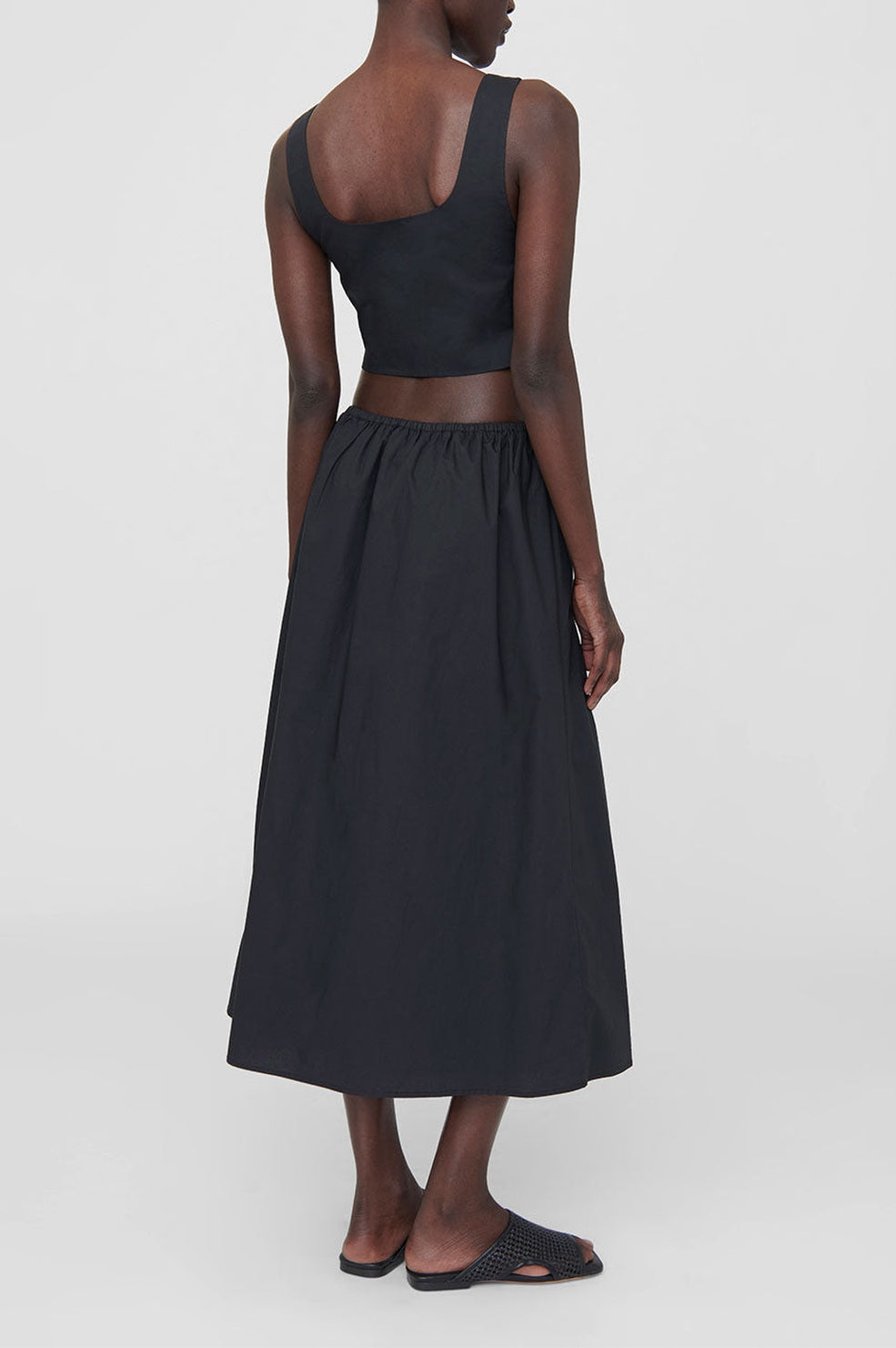 Robe midi Dione - Black