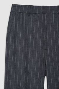 Drew wool blend mid-rise trousers - Grey