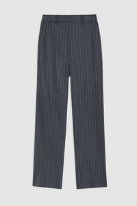 Drew wool blend mid-rise trousers - Grey