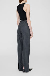 DREW PANT - GREY PINSTRIPE