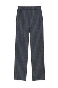 DREW PANT - GREY PINSTRIPE