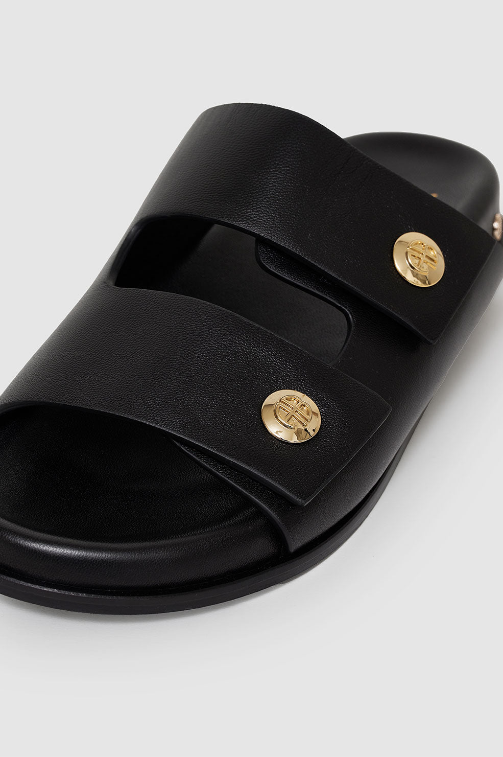 Sandales Ella en cuir - Black