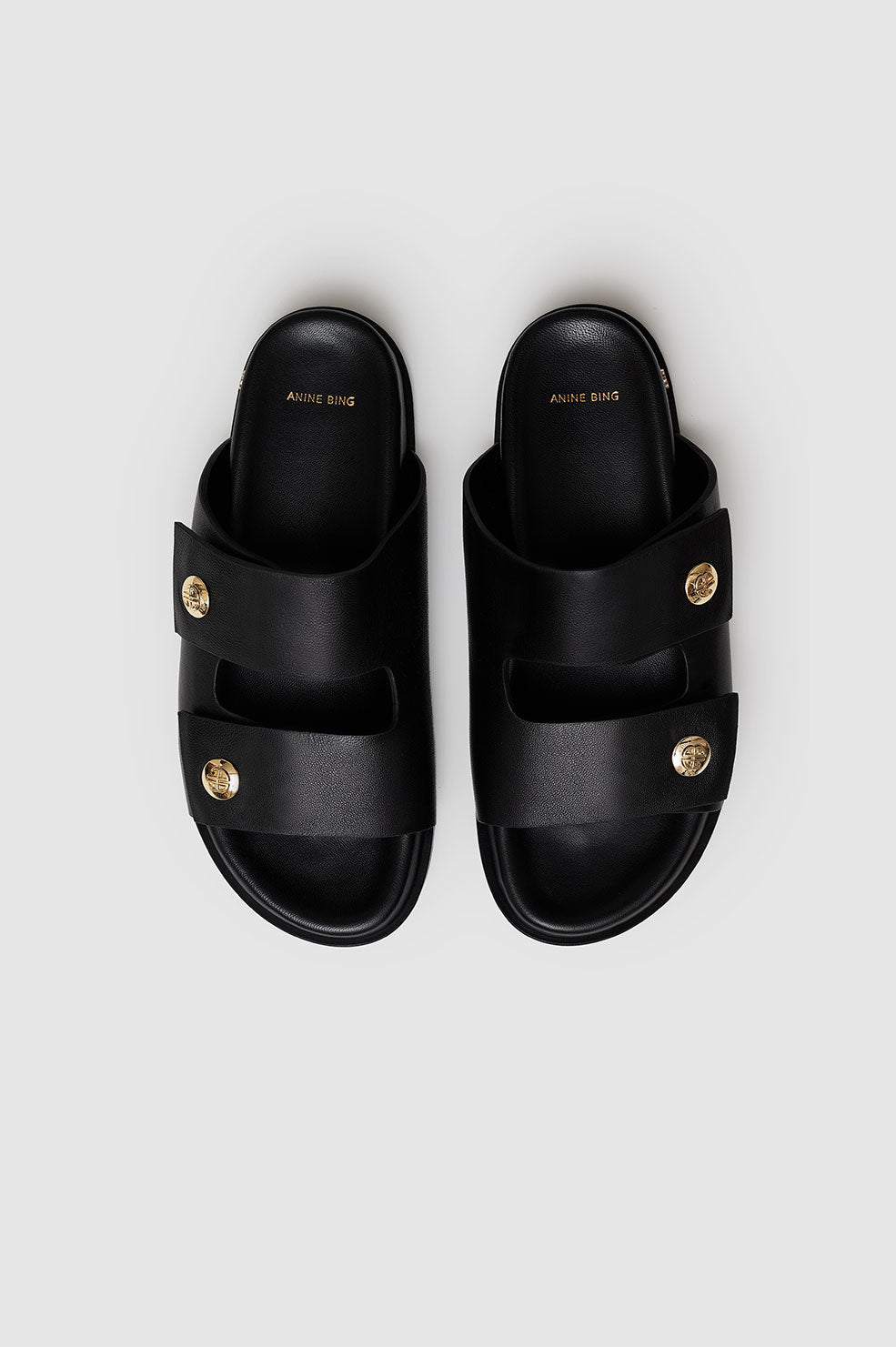 Sandales Ella en cuir - Black