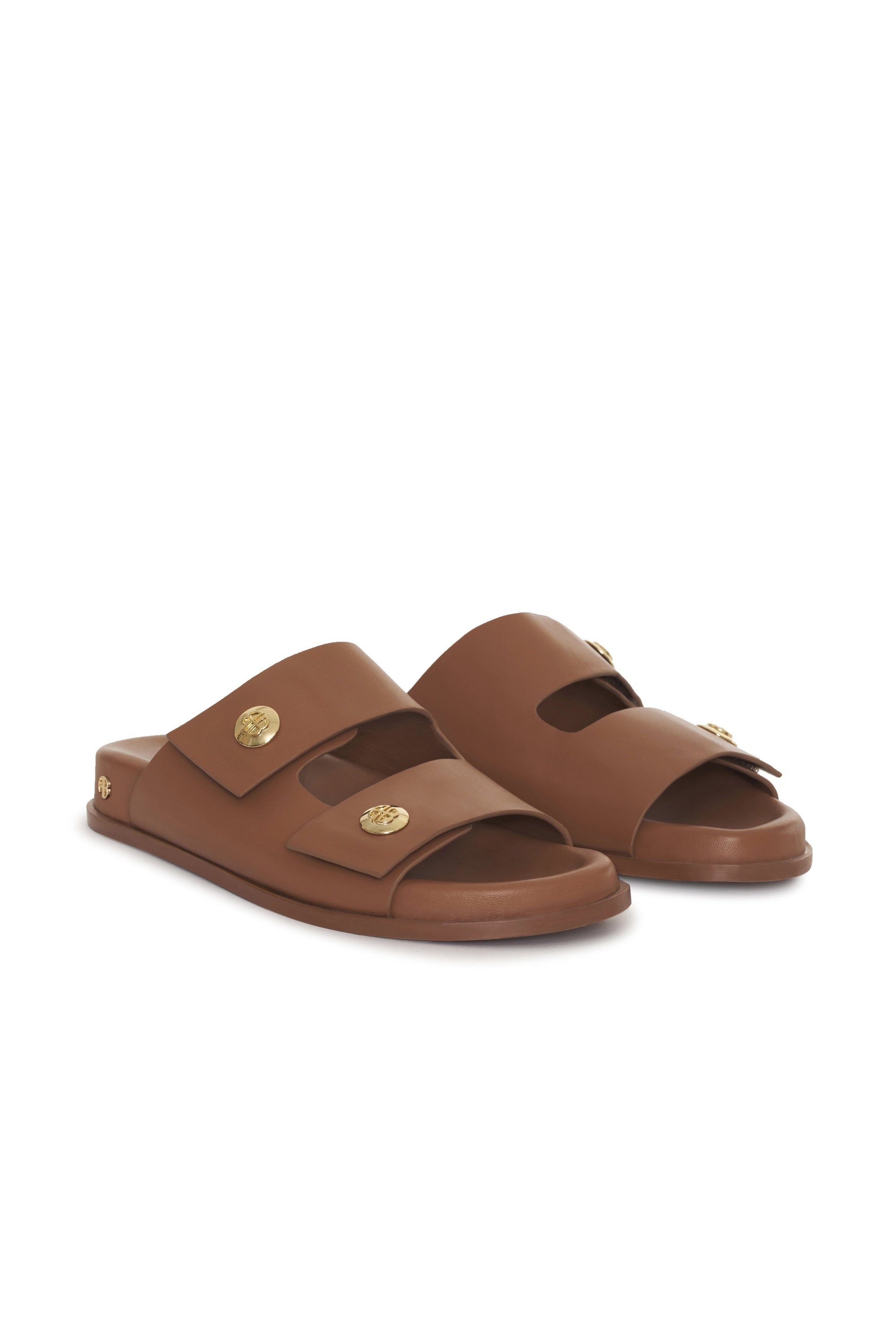 Sandales Ella en cuir - Brown