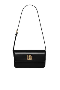 Sac à bandoulière Elly en cuir - Black