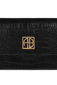 Sac à main Elly en cuir - Black