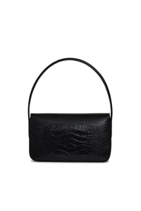 5qty RELIQUAT 195€ / ELLY SHOULDER BAG - BLACK EMBOSSED