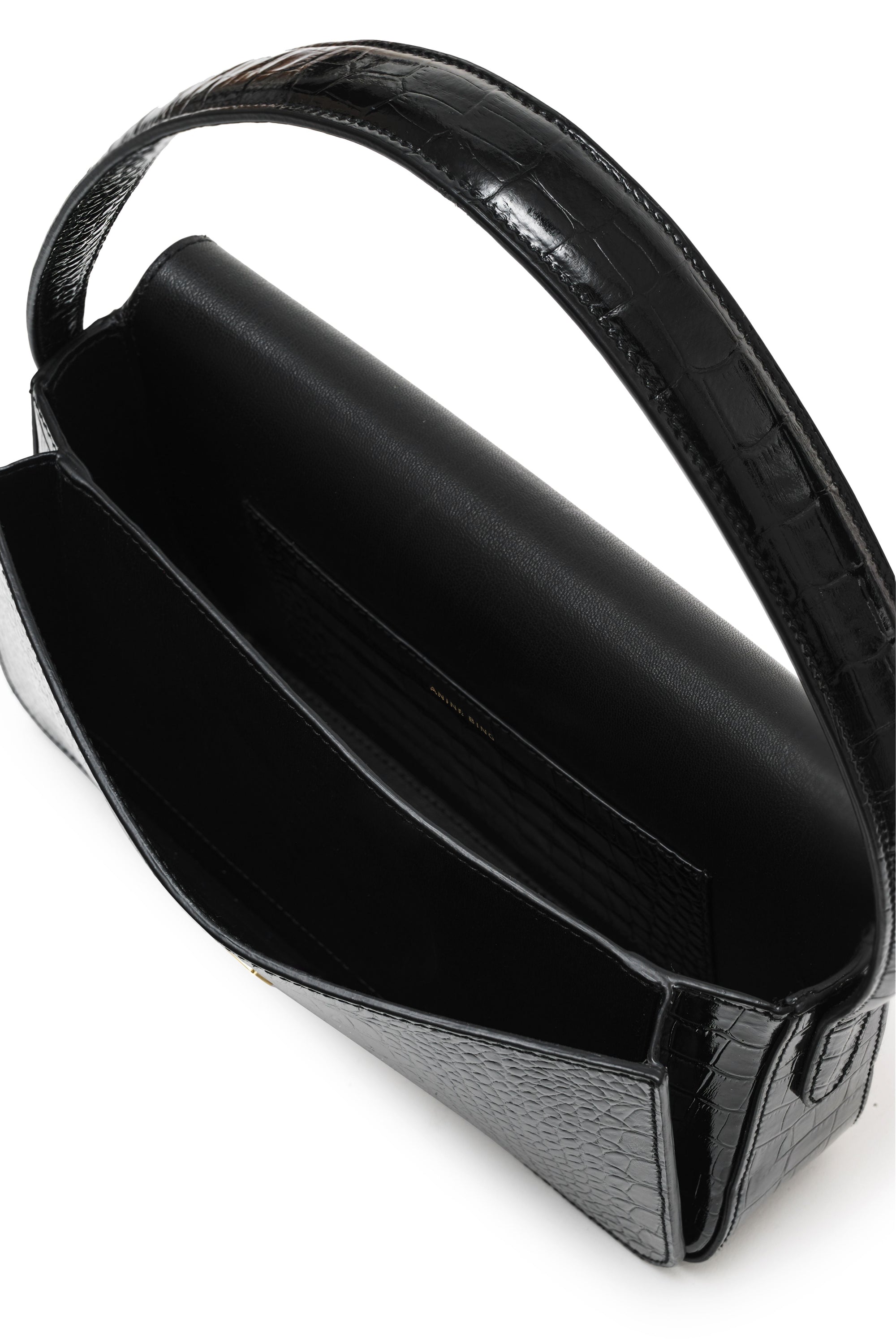 5qty RELIQUAT 195€ / ELLY SHOULDER BAG - BLACK EMBOSSED