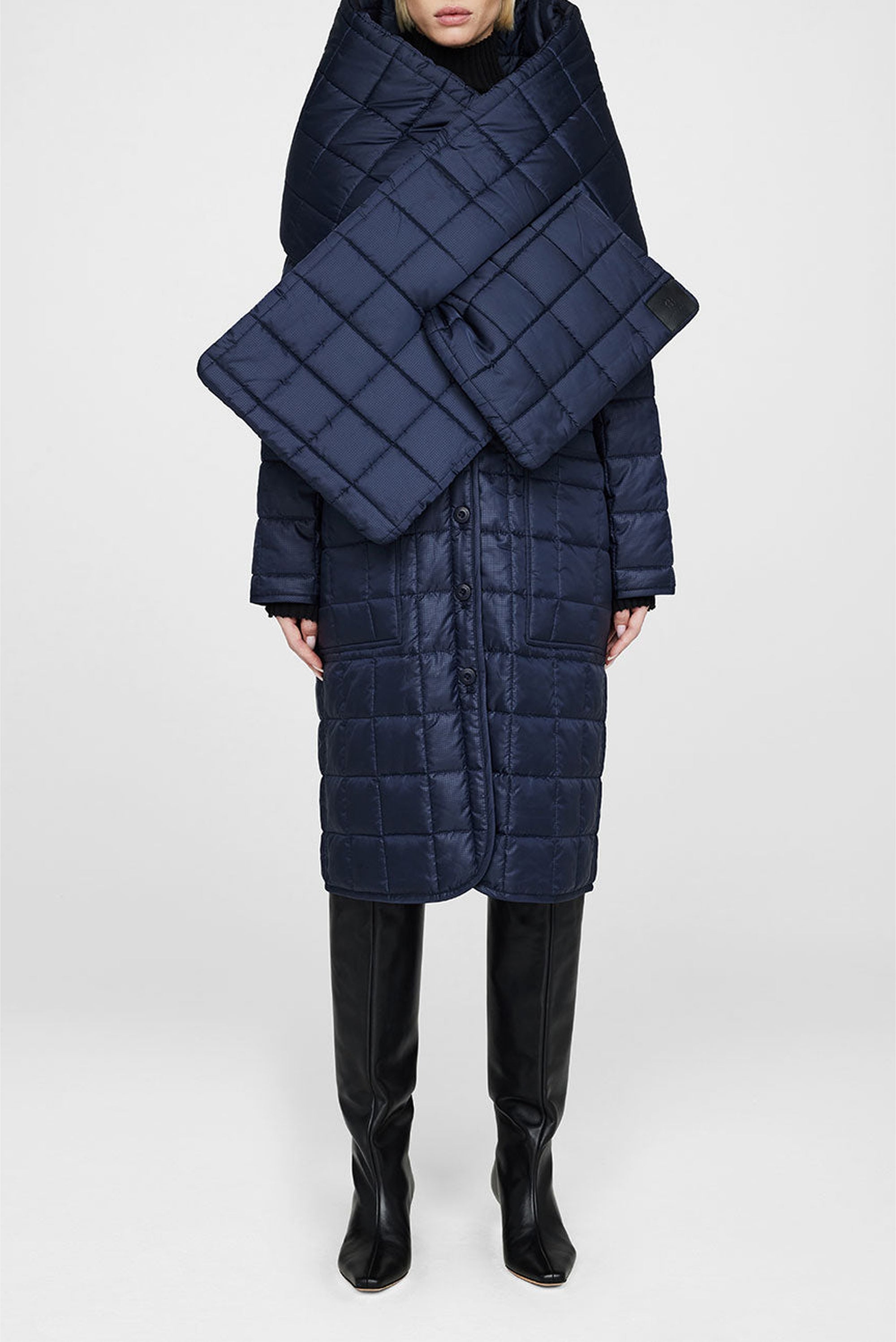 1qty NEW / ERICA SCARF - MIDNIGHT NAVY