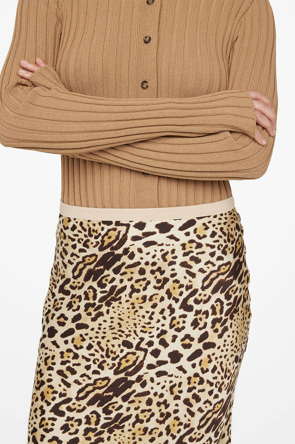 ERIN SKIRT - CHEETAH PRINT