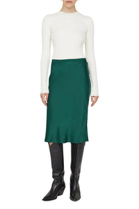 ERIN SKIRT - EMERALD GREEN