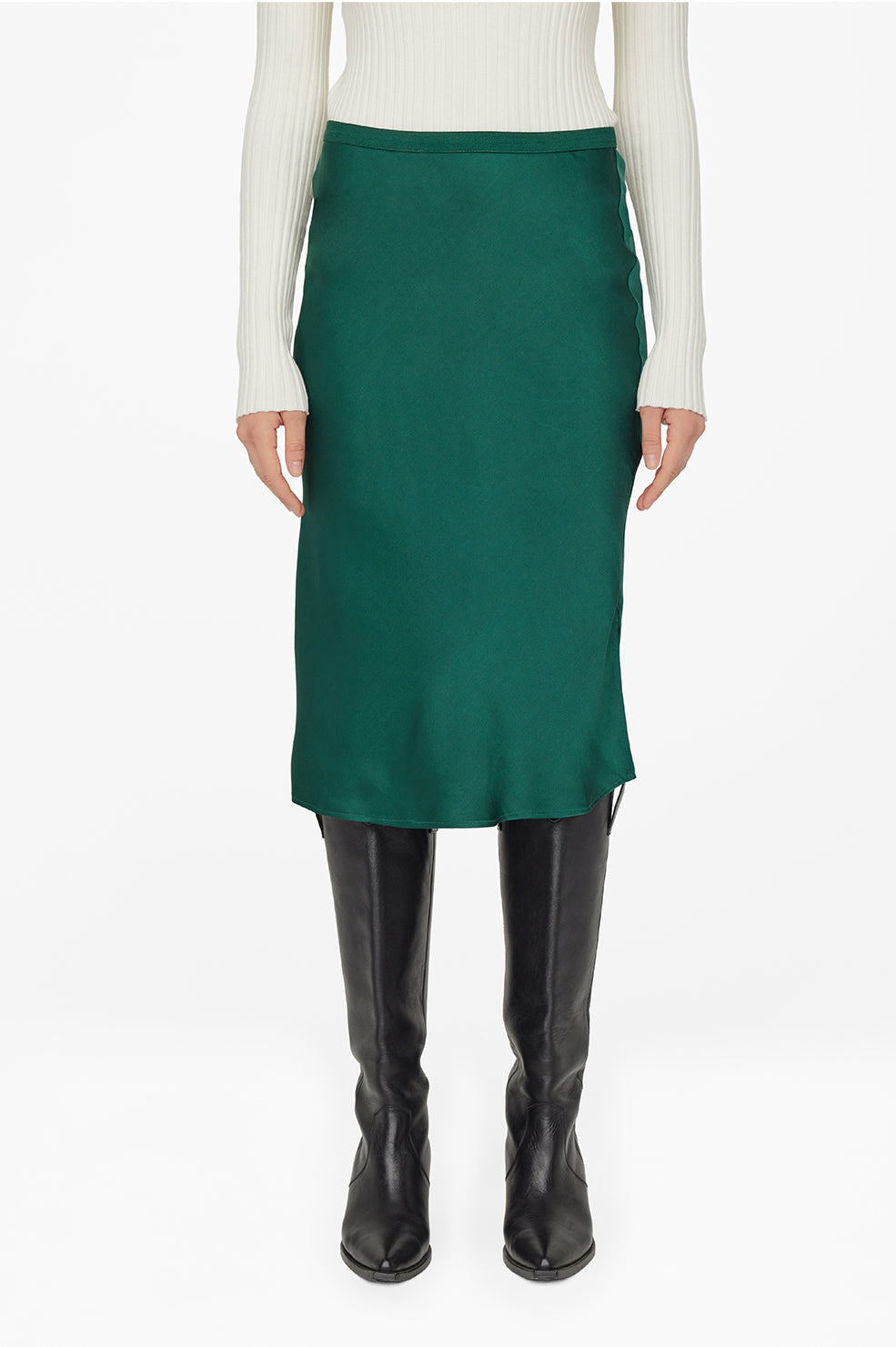 ERIN SKIRT - EMERALD GREEN