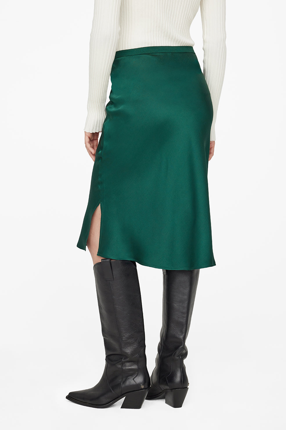 ERIN SKIRT - EMERALD GREEN