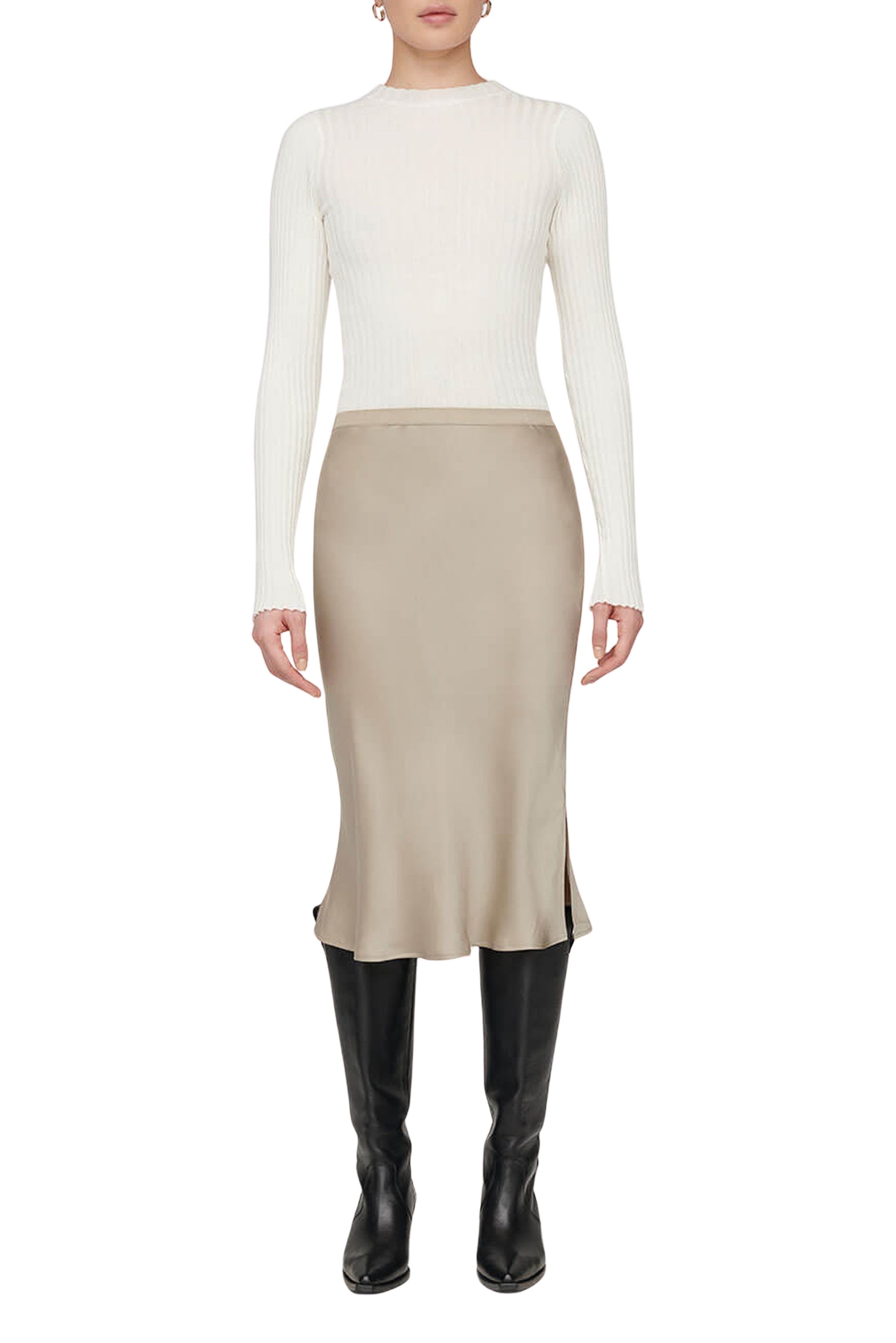 2qty NEW / ERIN SKIRT - BEIGE