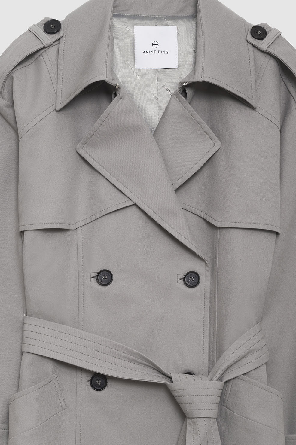 1qty NEW / FINLEY TRENCH - GREY
