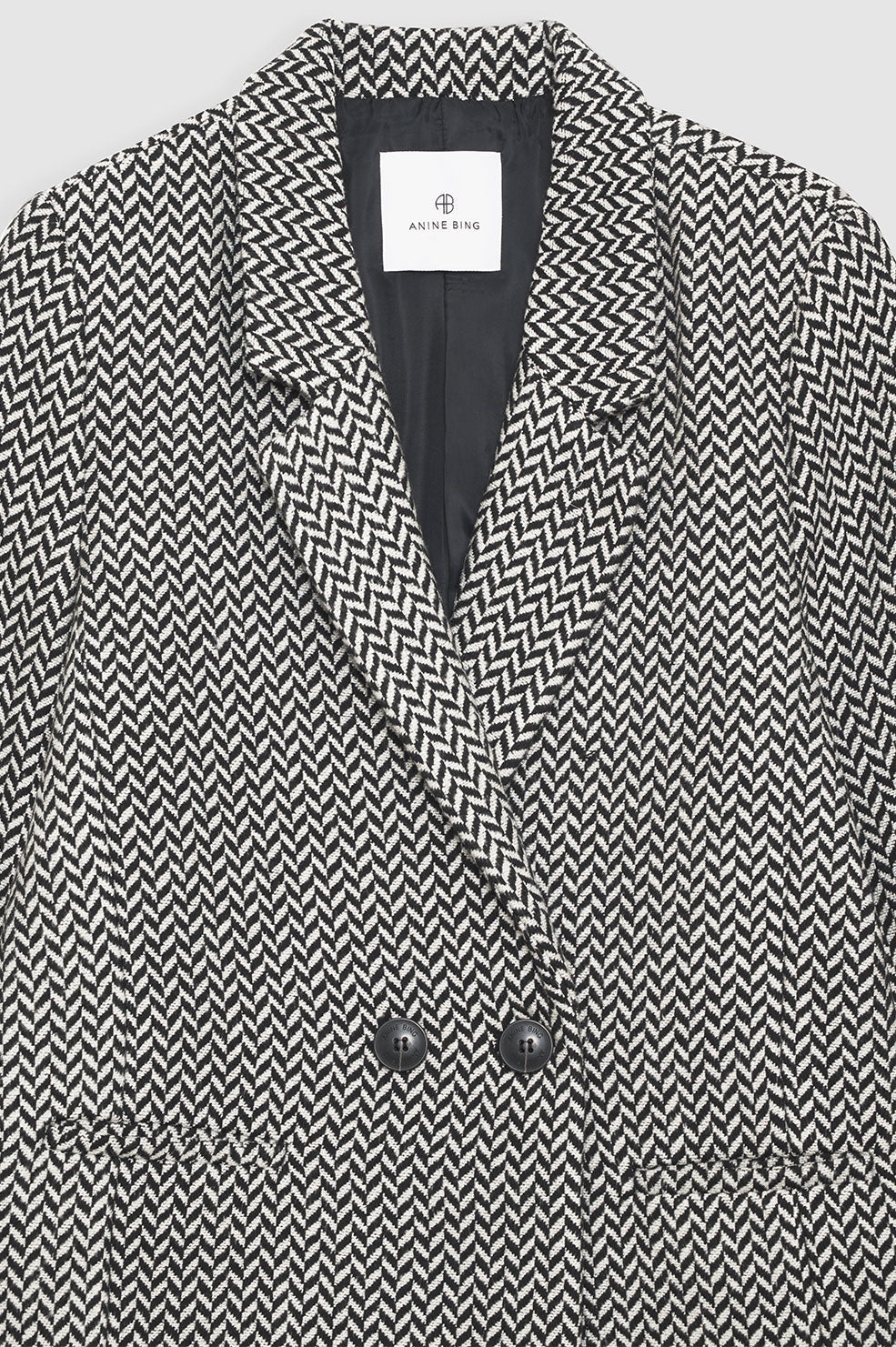 Blazer à chevrons - Black
