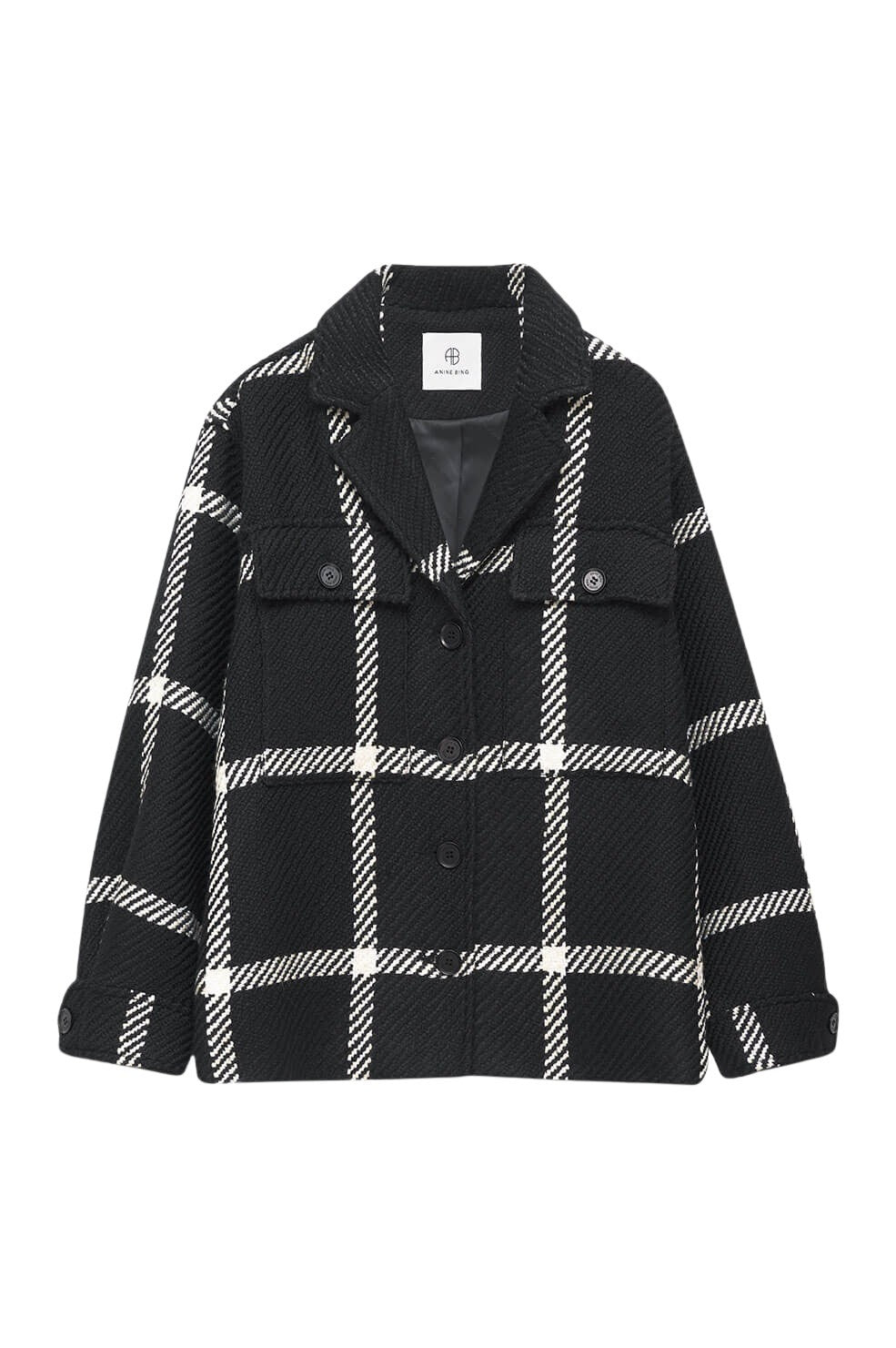 1qty NEW / FLYNN JACKET - BLACK CHECK