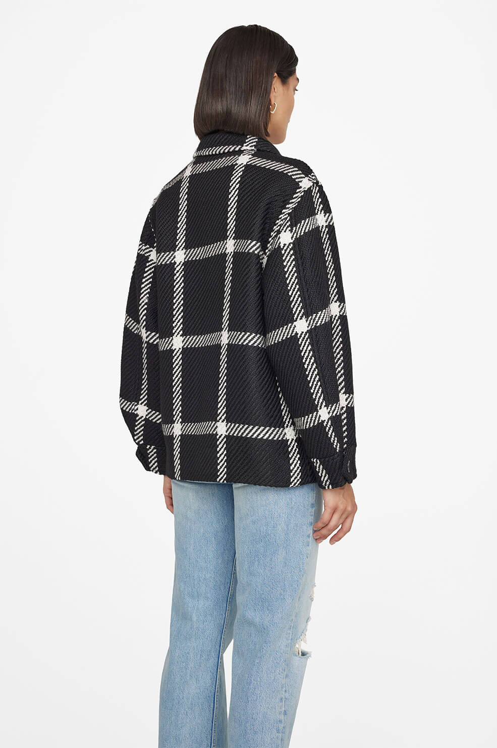 1qty NEW / FLYNN JACKET - BLACK CHECK