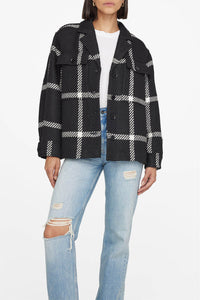 1qty NEW / FLYNN JACKET - BLACK CHECK