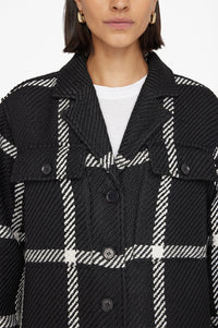 1qty NEW / FLYNN JACKET - BLACK CHECK