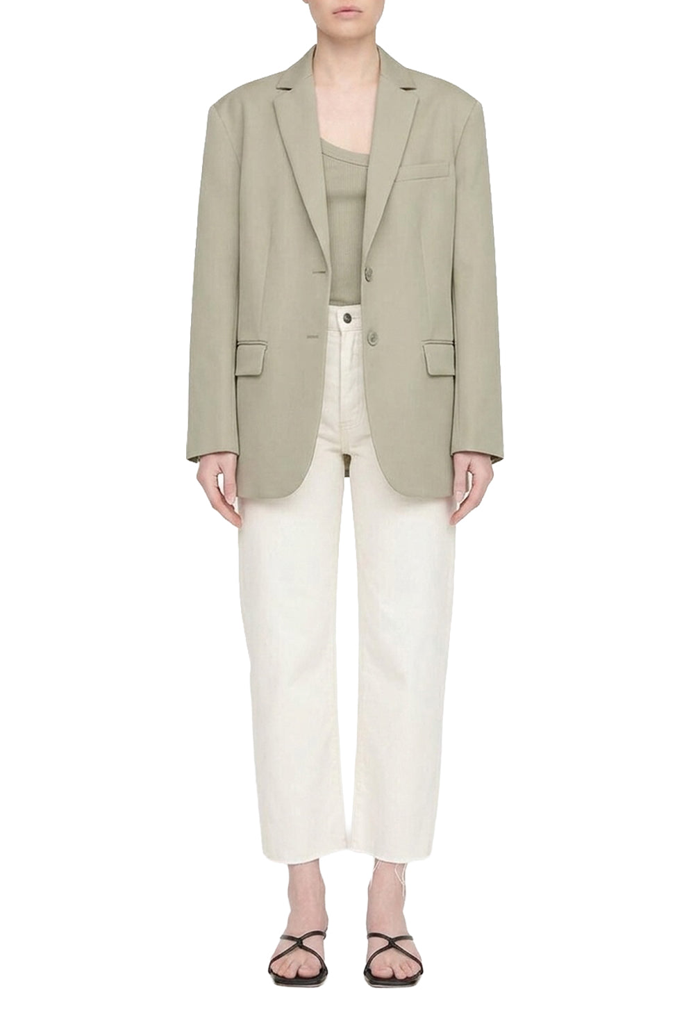 Gavin mid-rise jeans - Off White