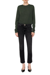 1qty NEW / GIORGIO LONG SLEEVE SWEATER - DARK OLIVE