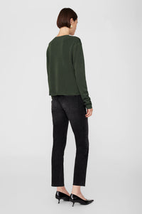 1qty NEW / GIORGIO LONG SLEEVE SWEATER - DARK OLIVE