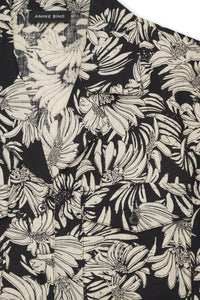 HAMILTON SHIRT - BLACK FLORAL PRINT