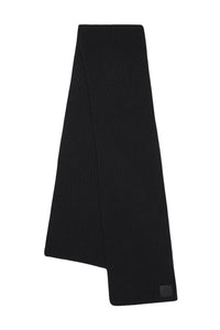 Foulard Hannah en laine mélangée - Black