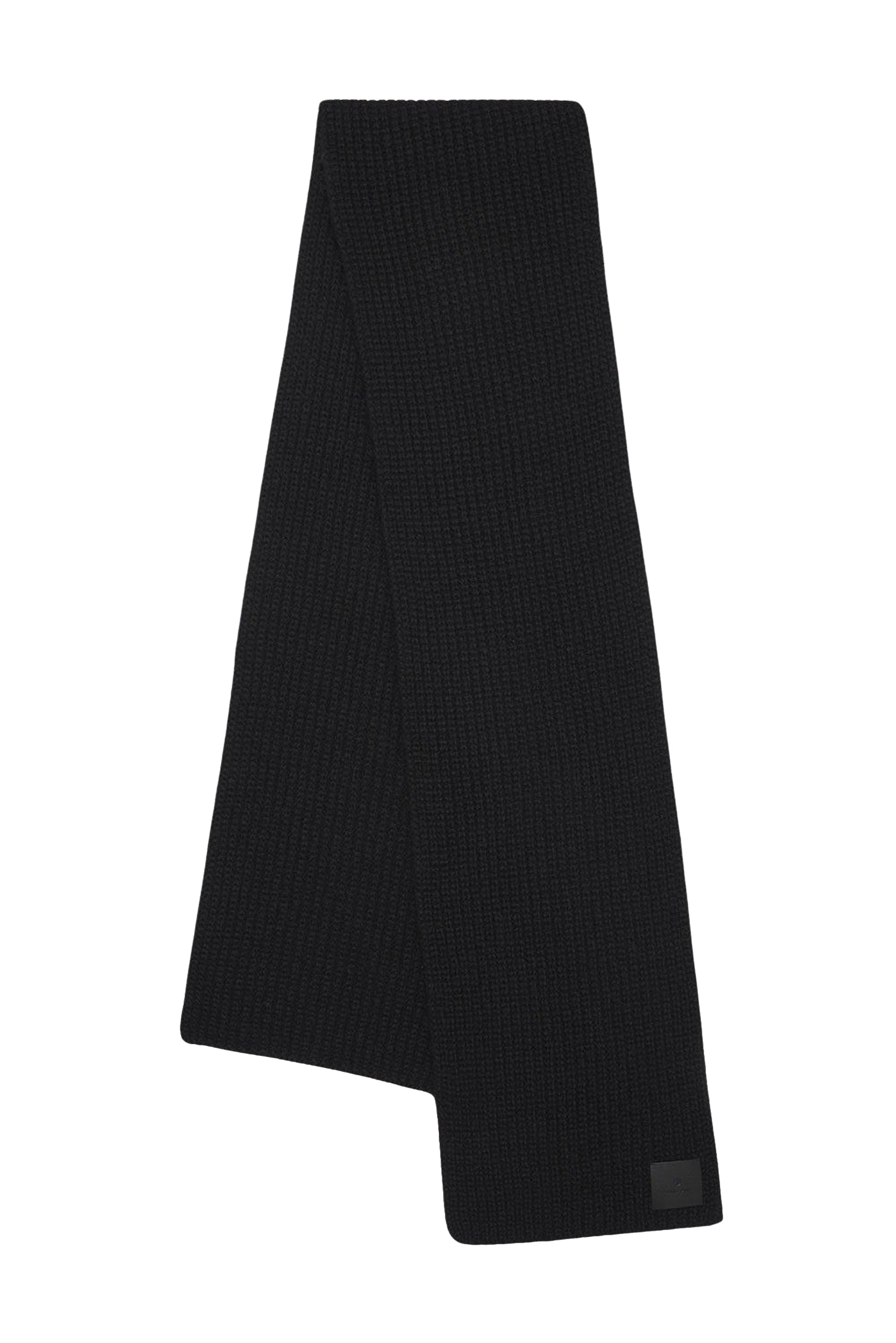 Foulard Hannah en laine mélangée - Black
