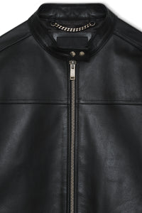 1qty RELIQUAT 390€ / HENRY JACKET - BLACK LEATHER