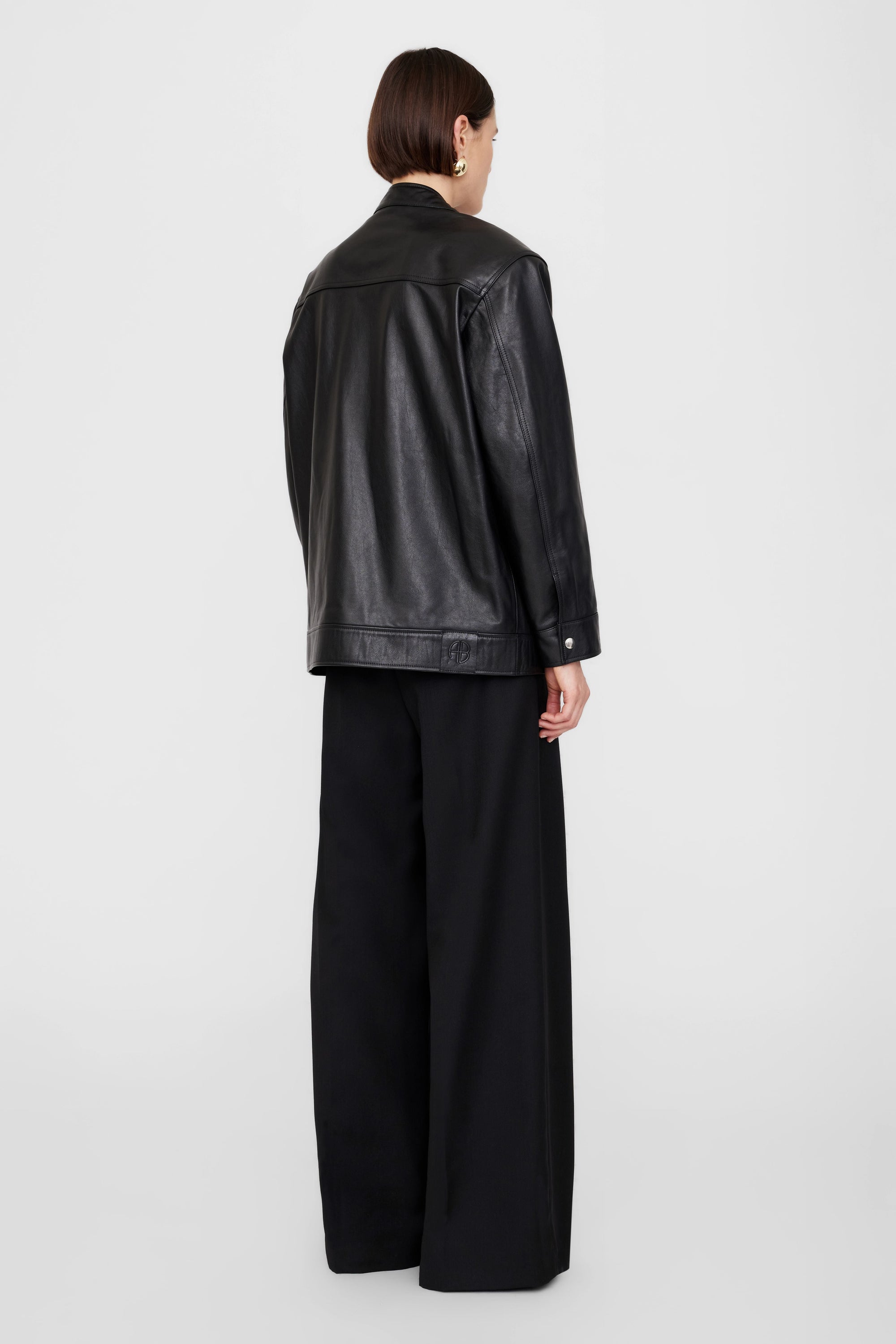 1qty RELIQUAT 390€ / HENRY JACKET - BLACK LEATHER