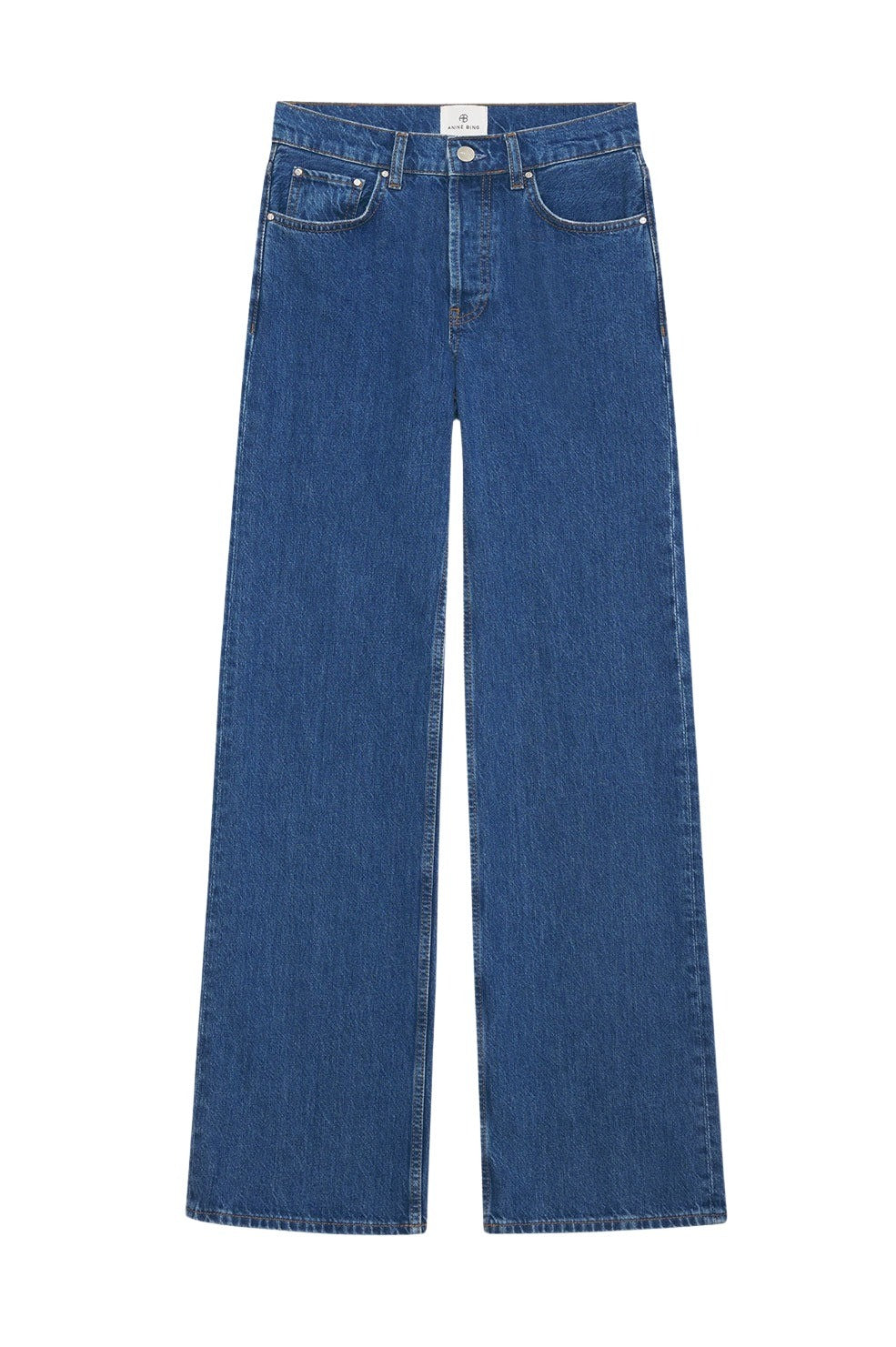 2qty NEW / HUGH JEAN - MEDIUM INDIGO