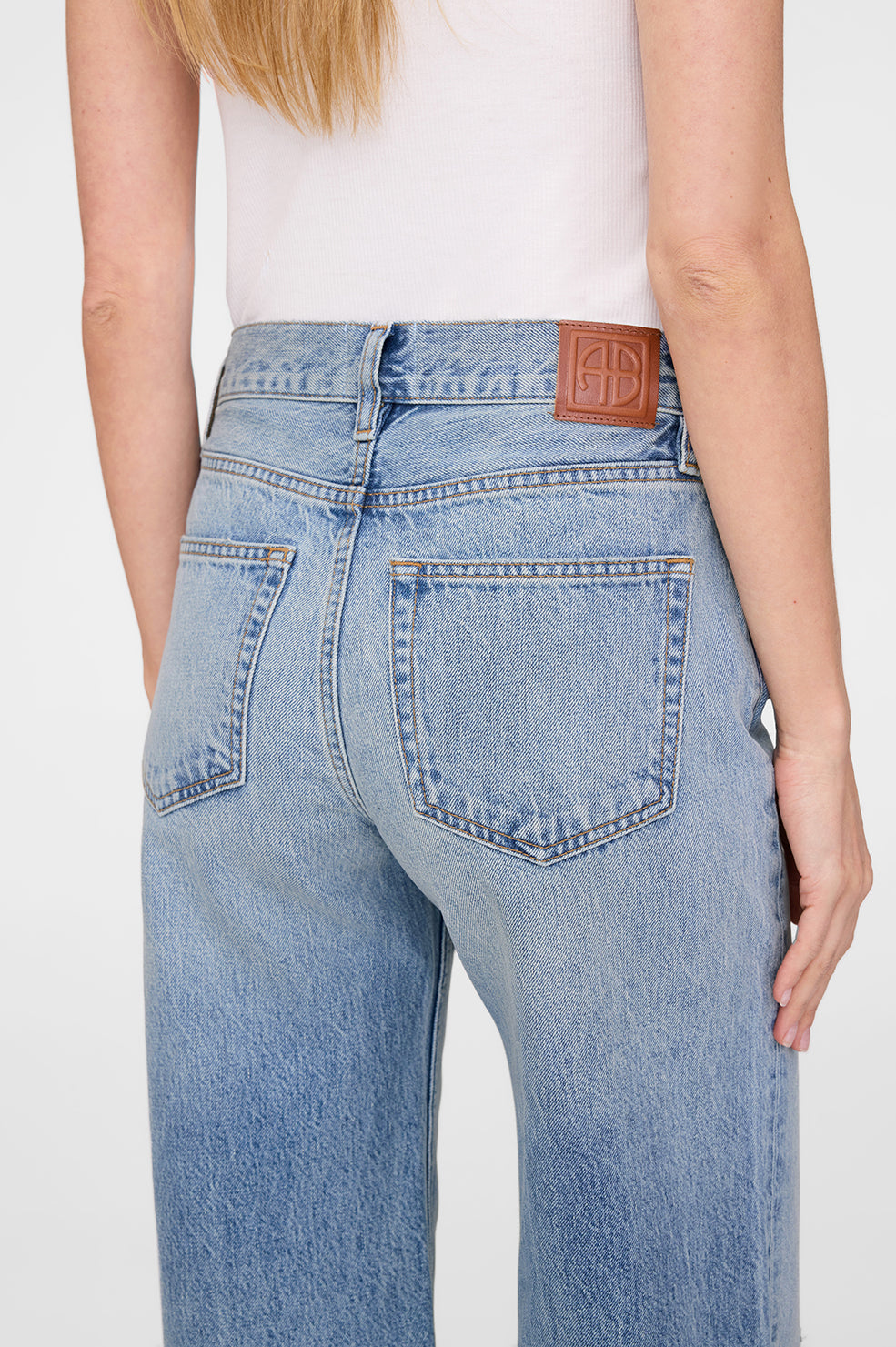 HUGH JEAN - SUMMER INDIGO DESTRUCTED