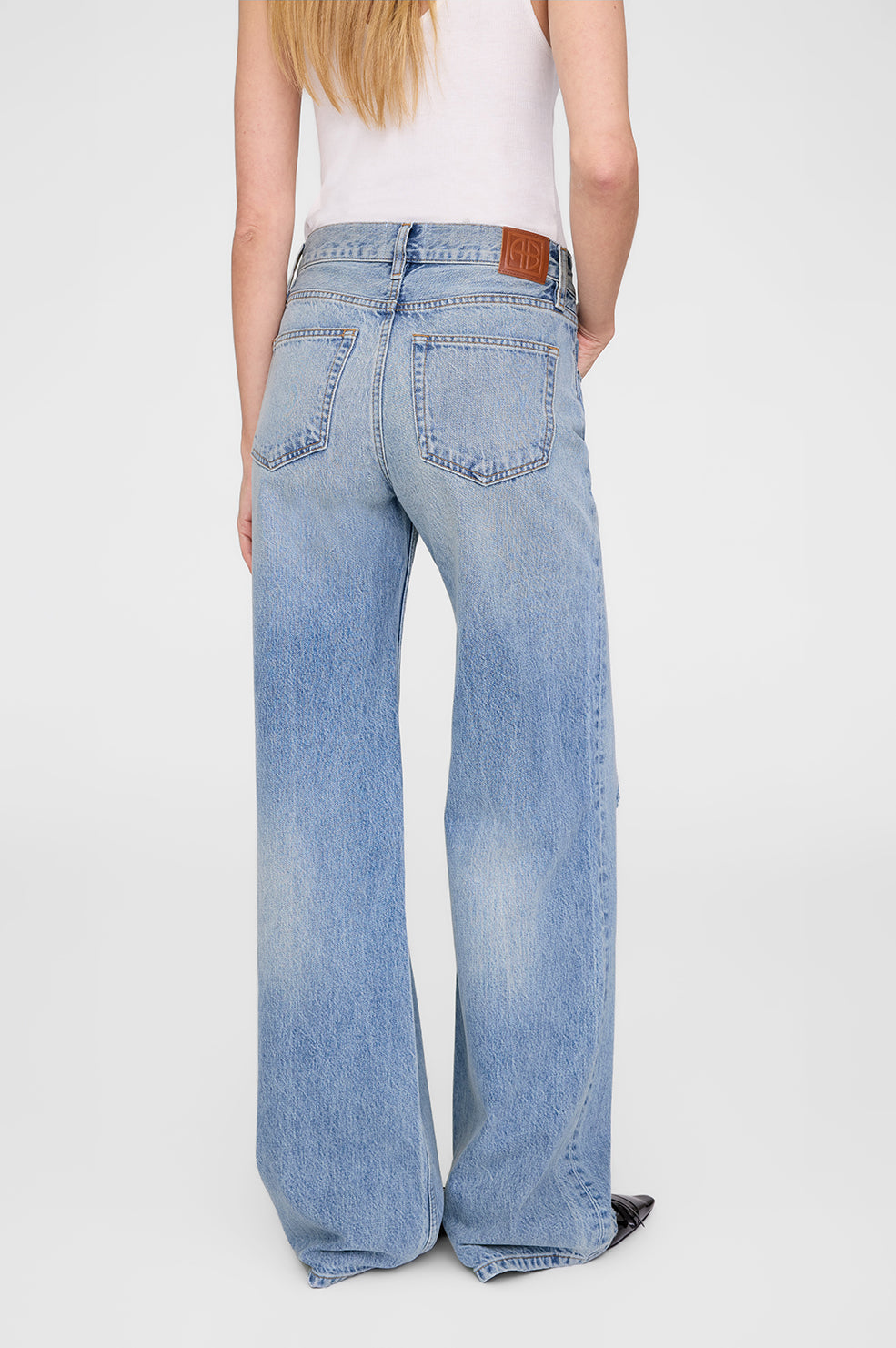 HUGH JEAN - SUMMER INDIGO DESTRUCTED