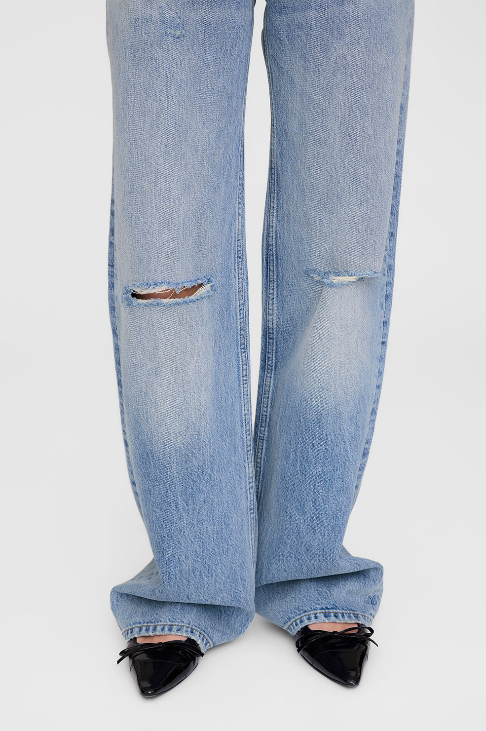 HUGH JEAN - SUMMER INDIGO DESTRUCTED