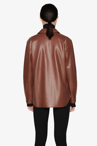 2qty NEW / HUTTON SHIRT - BROWN