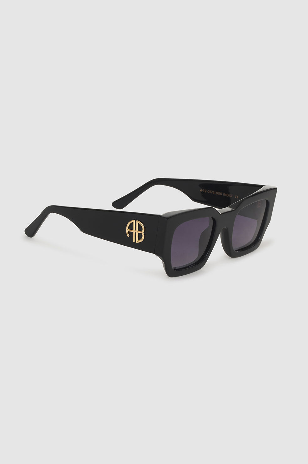 INDIO SUNGLASSES MONOGRAM - BLACK