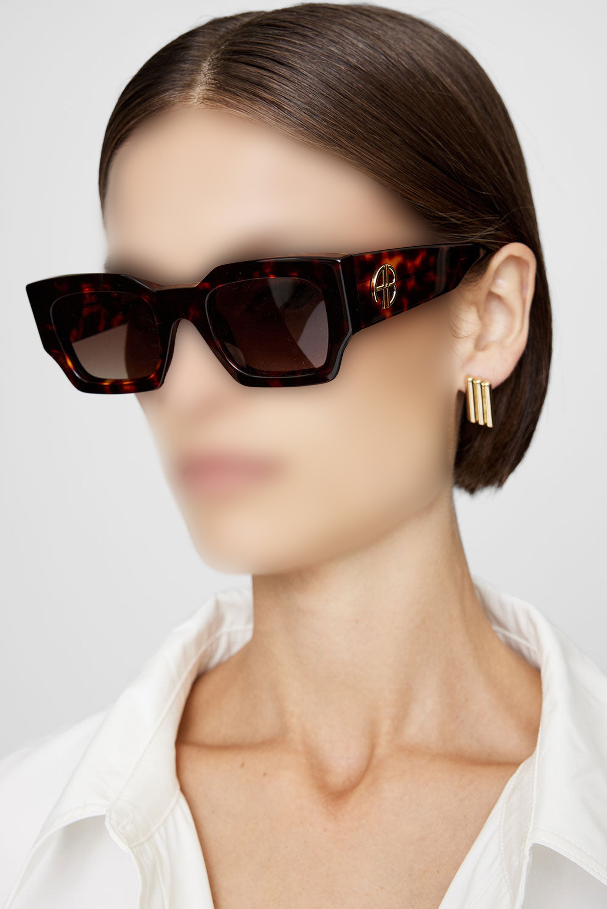 6qty NEW / INDIO SUNGLASSES MONOGRAM - TORTOISE