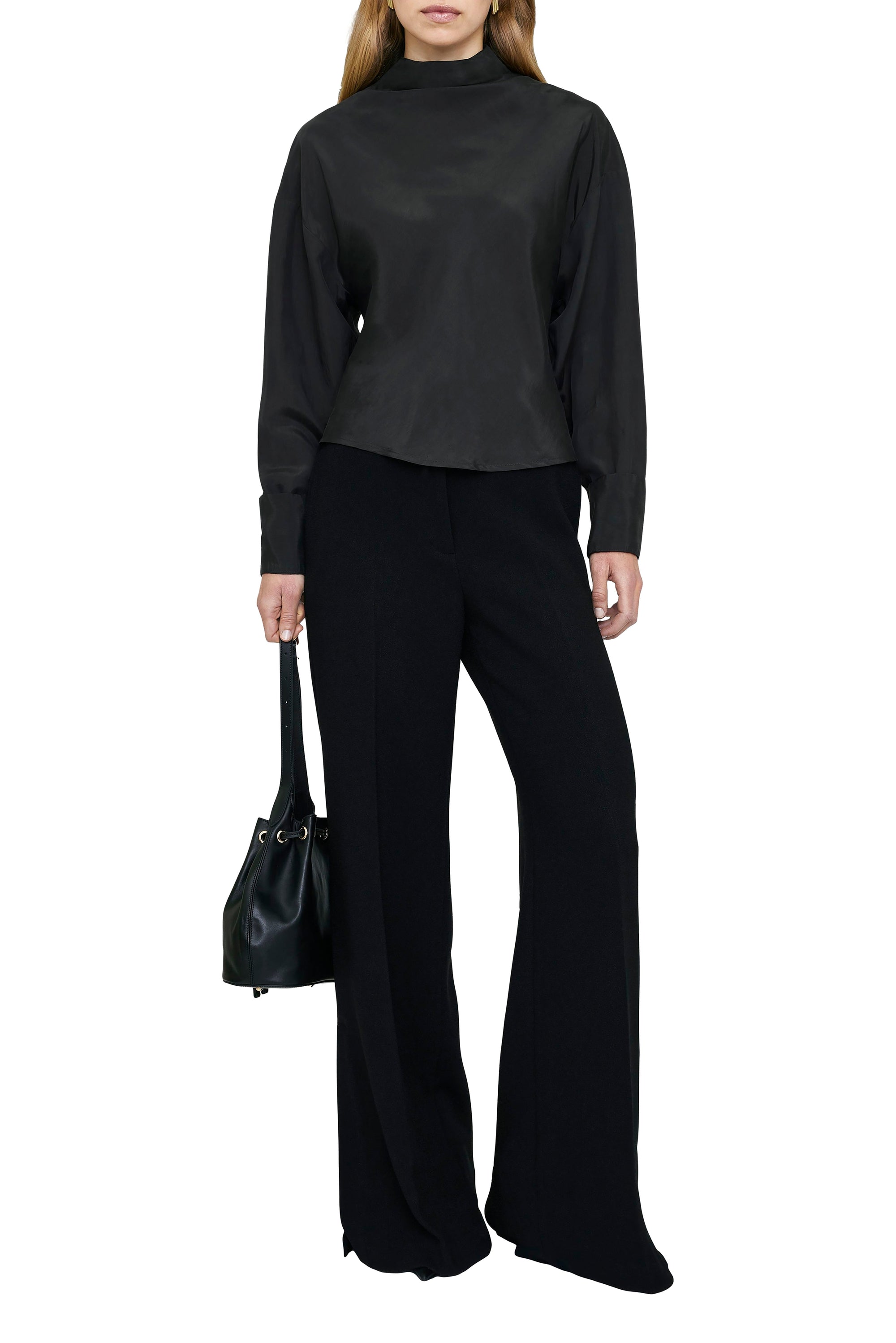 IVY TOP - BLACK
