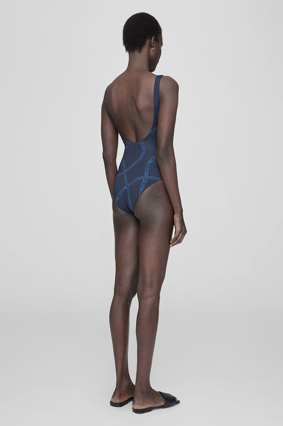 JACE ONE PIECE - NAVY LINK PRINT