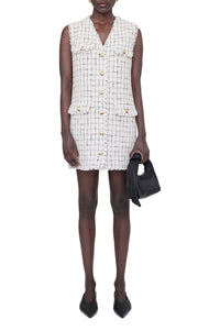 Robe mini Janet - Black & White