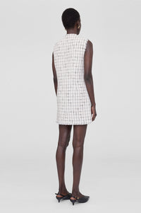 Robe mini Janet - Black & White