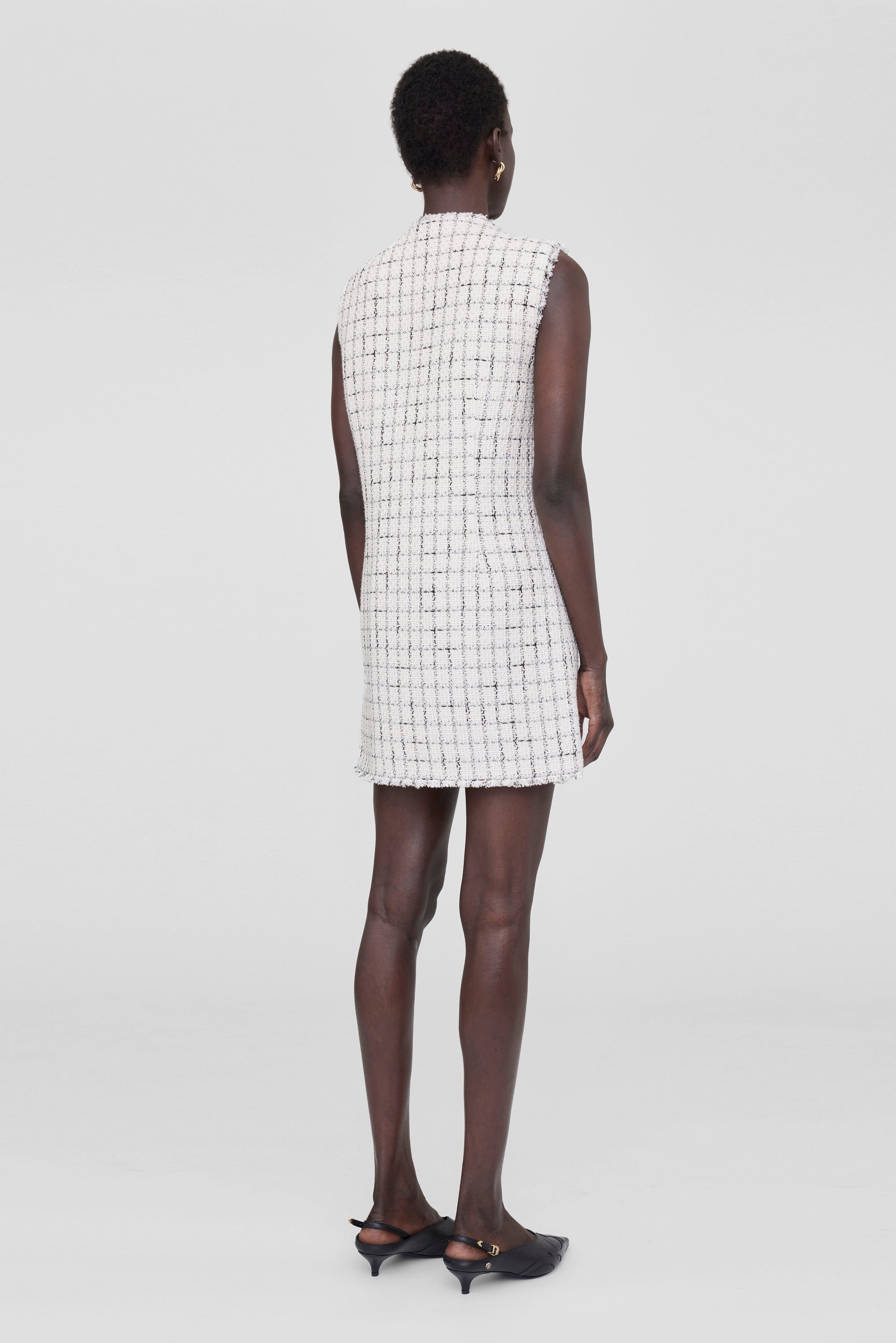 5qty RELIQUAT 150€ / JANET DRESS - WHITE PLAID