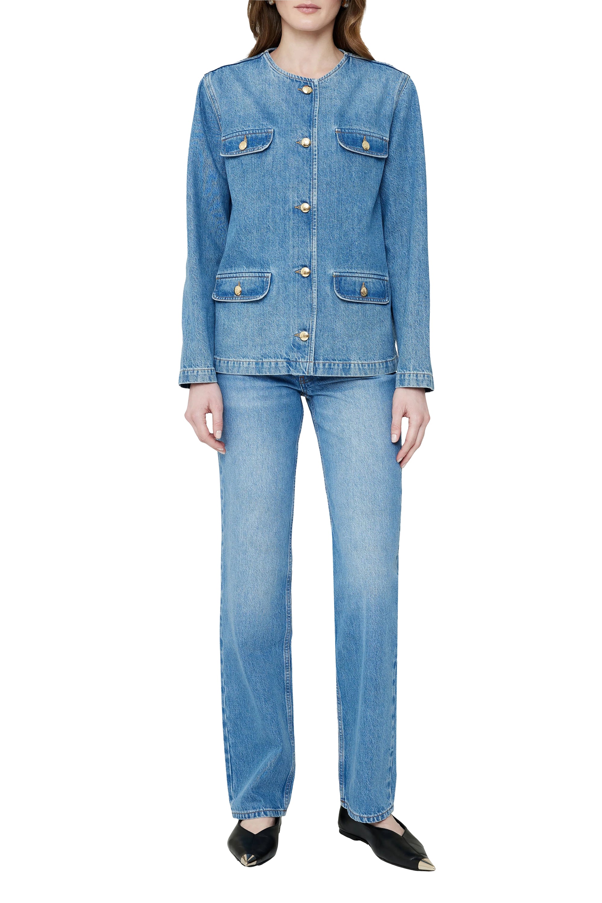 JANET JACKET - ATLANTIC BLUE