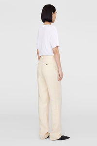 JAY TROUSER - LIGHT YELLOW LINEN